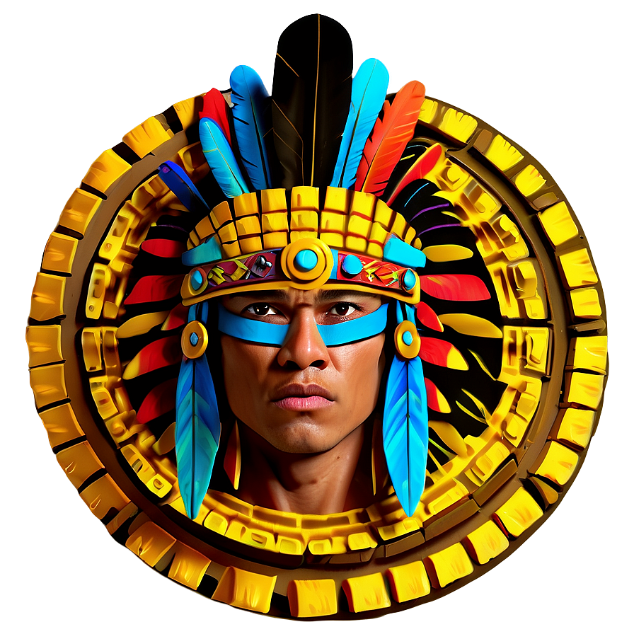 Aztec Warrior A PNG Image