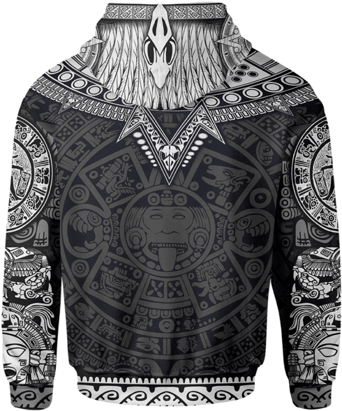 Aztec Warrior Hoodie Design PNG Image