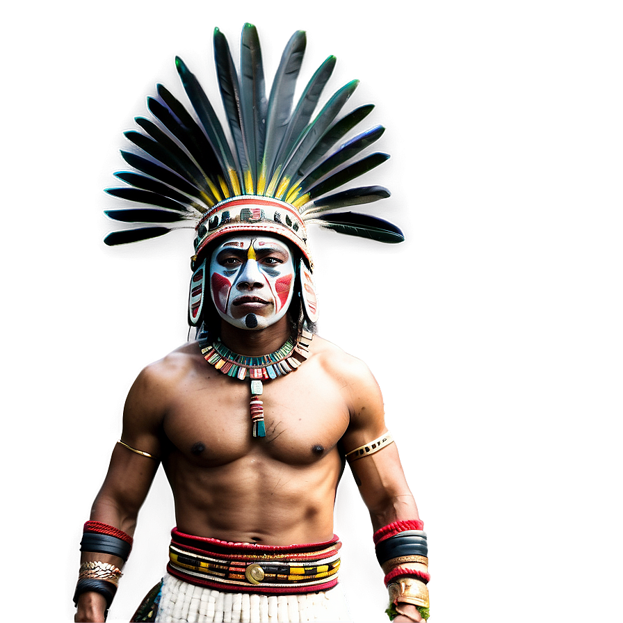 Aztec Warrior In Jungle Setting Png Tab PNG Image