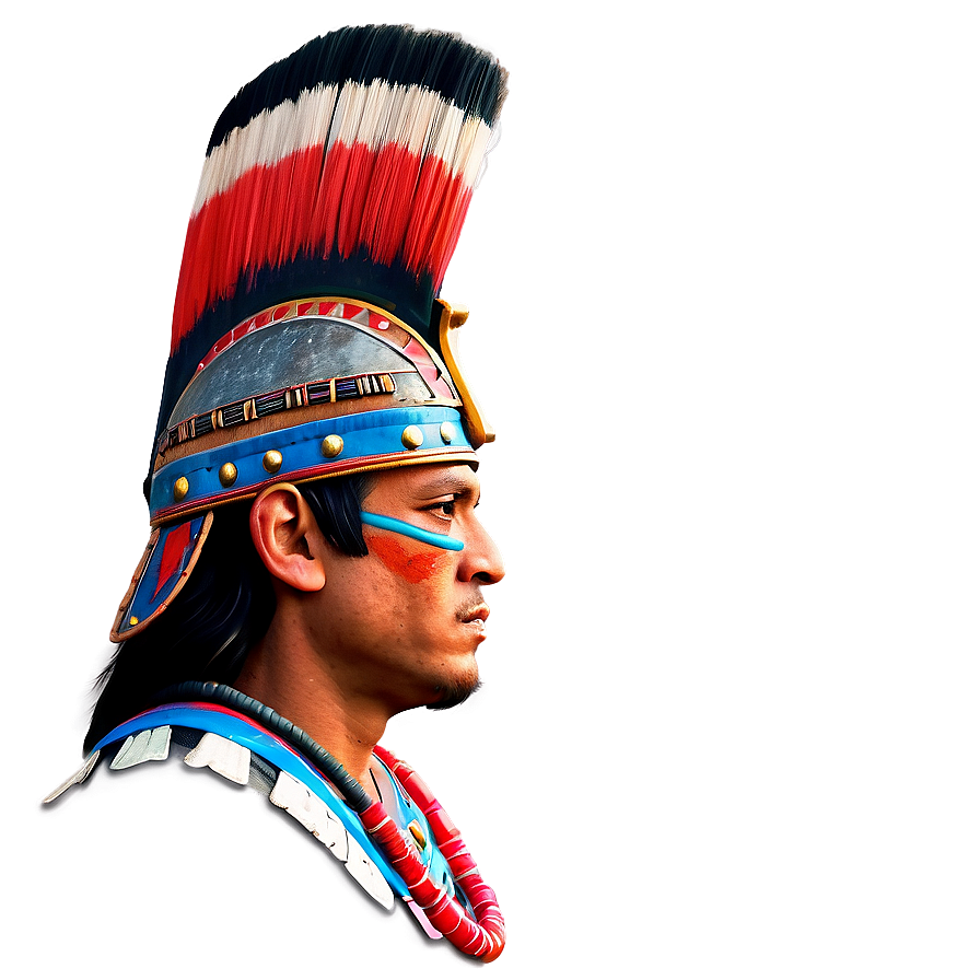 Aztec Warrior Profile Portrait Png Ukt66 PNG Image