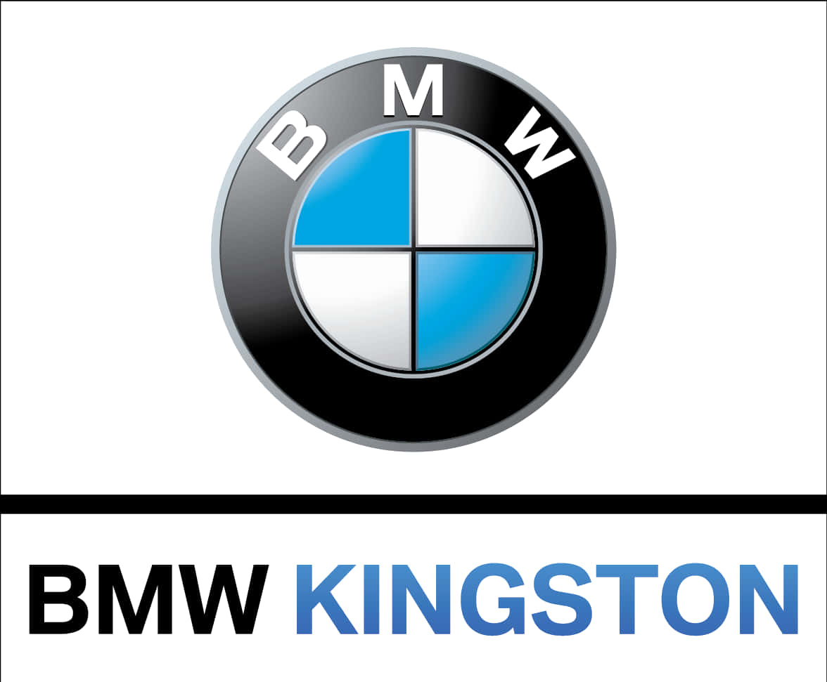 B M W Logowith Kingston Text PNG Image