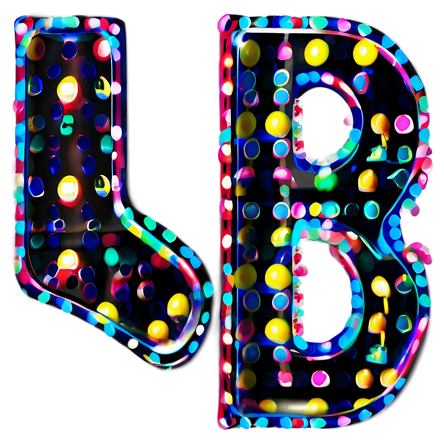 B With Dots Png 75 PNG Image