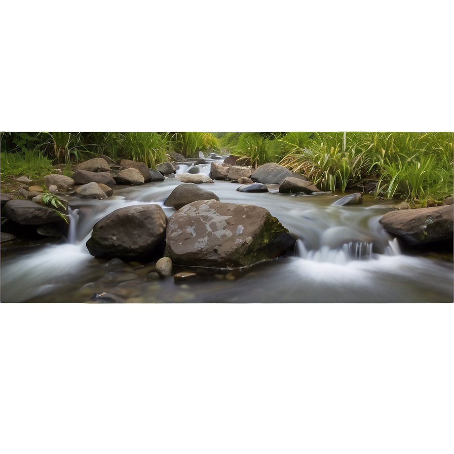 Babbling Brook Stream Png Ytg72 PNG Image