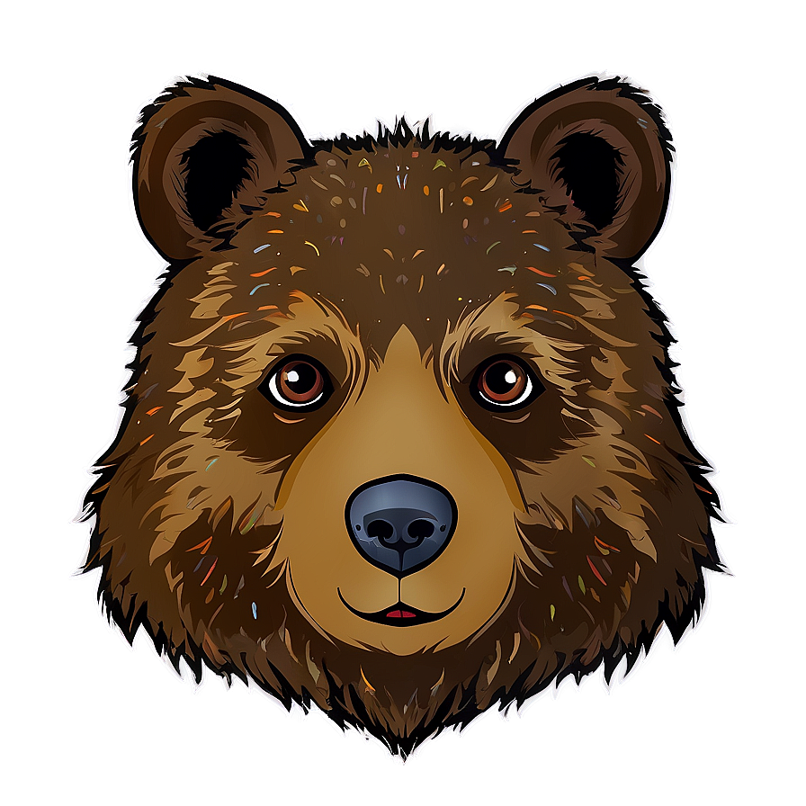 Baby Bear Face Png Hpa PNG Image