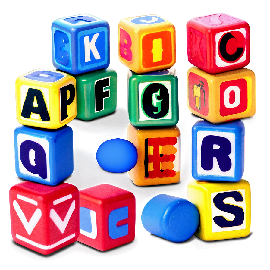 Baby Blocks Alphabet Png Bff PNG Image