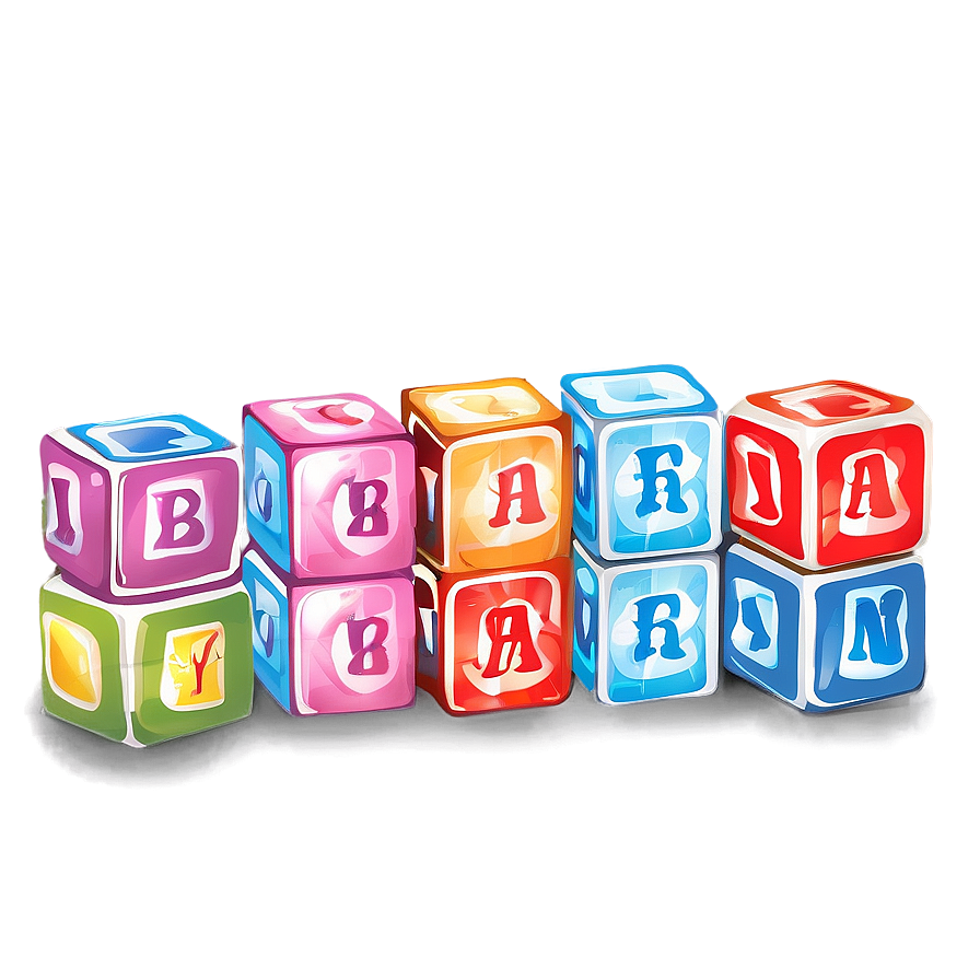 Baby Blocks Clipart Png Bux PNG Image