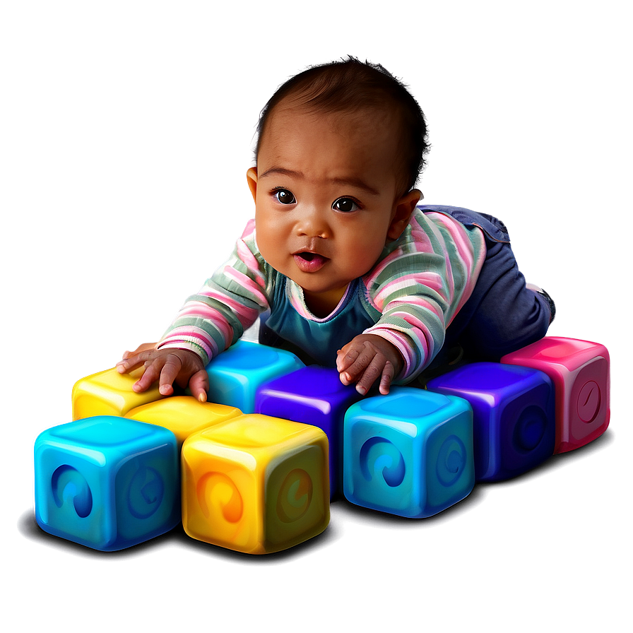 Baby Blocks Illustration Png Iom PNG Image