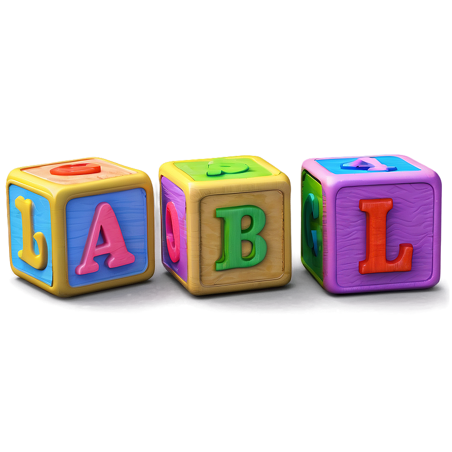 Baby Blocks With Letters Png Xuf PNG Image