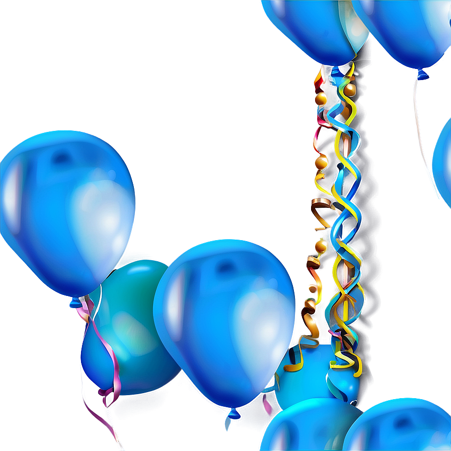 Baby Blue Balloons Png Bud PNG Image