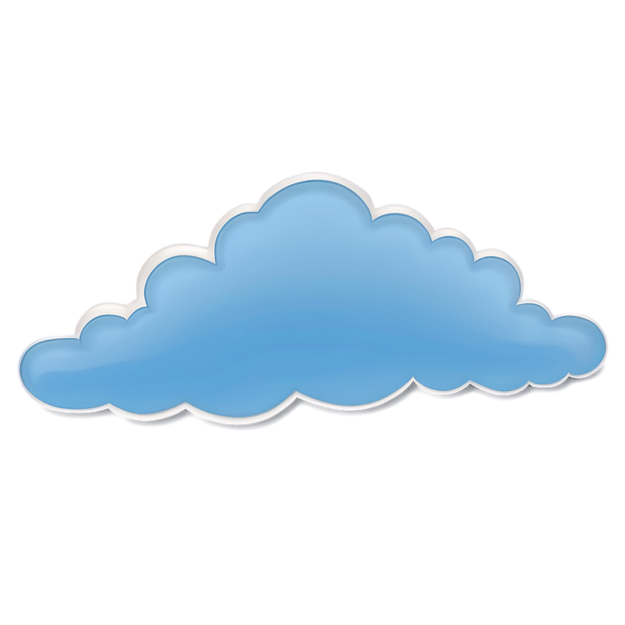 Baby Blue Cloud Png 86 PNG Image