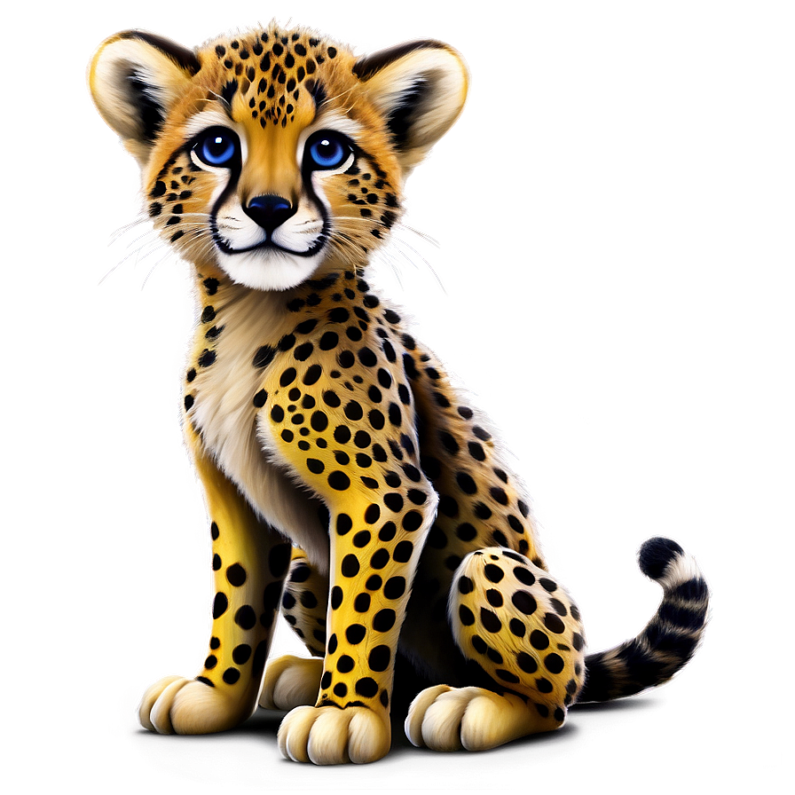 Baby Cheetah Cub Png 06112024 PNG Image