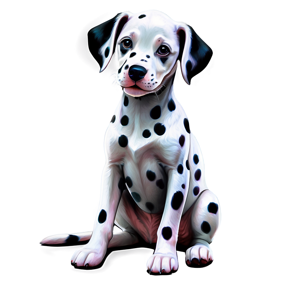 Baby Dalmatian Sitting Png 06232024 PNG Image