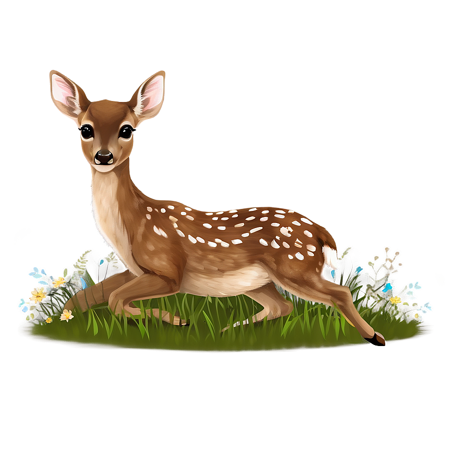 Baby Deer Cute Png Uiy22 PNG Image