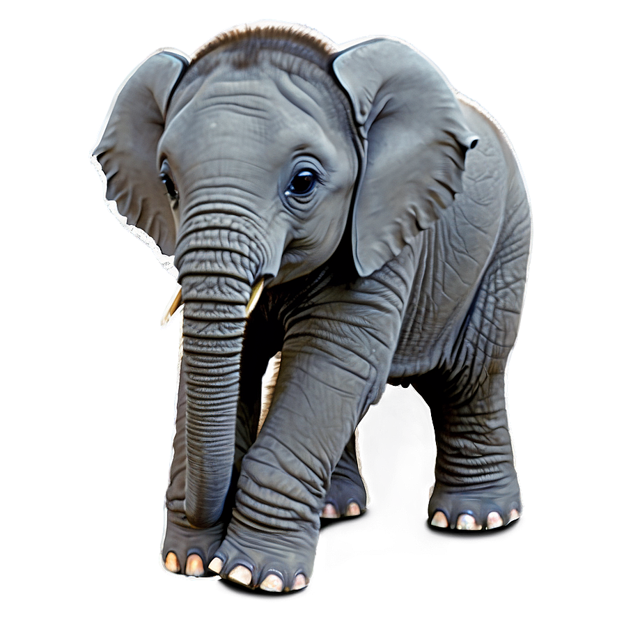 Baby Elephant A PNG Image