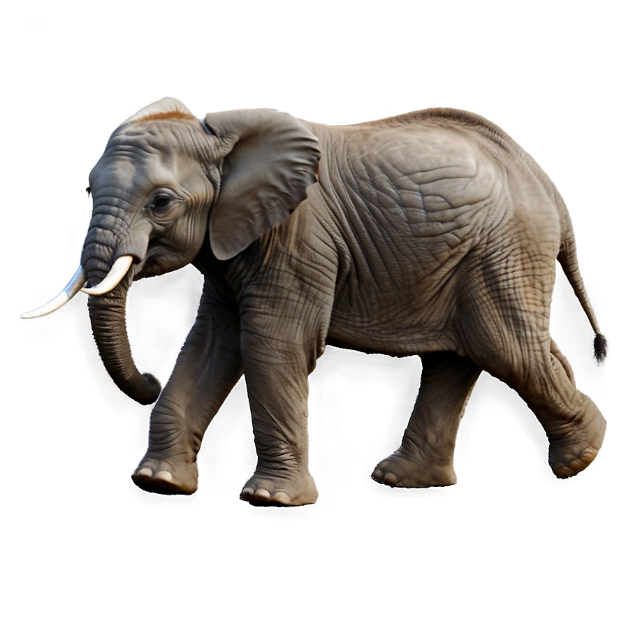 Baby Elephant At Play Png 10 PNG Image