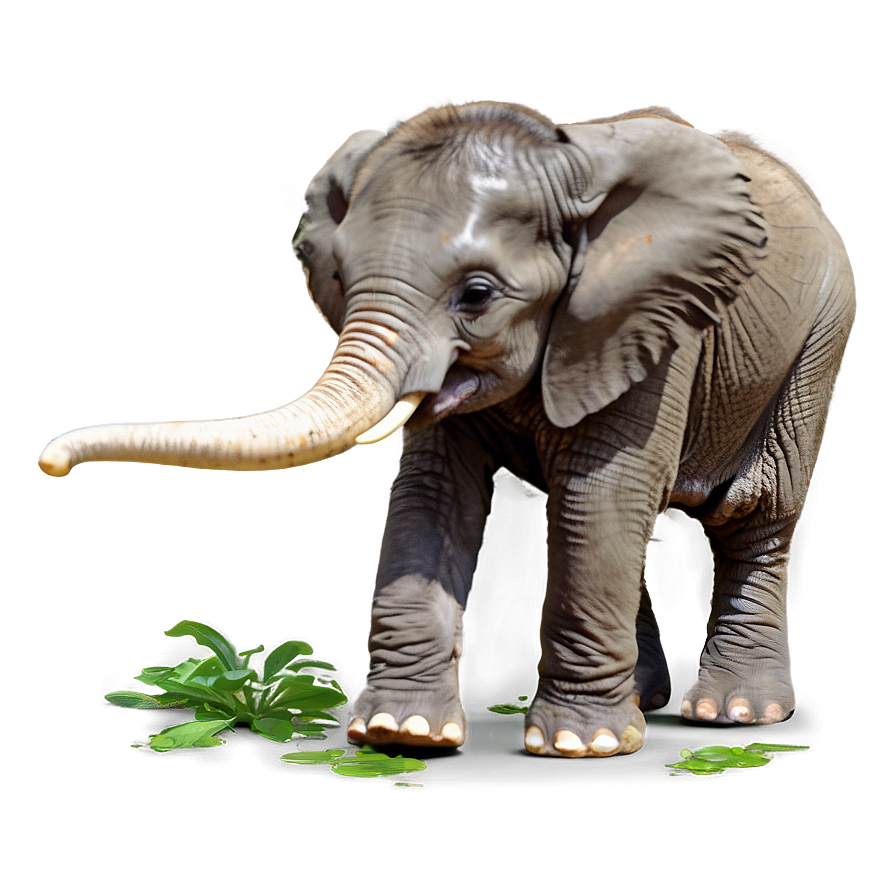 Baby Elephant At Play Png Jvd53 PNG Image