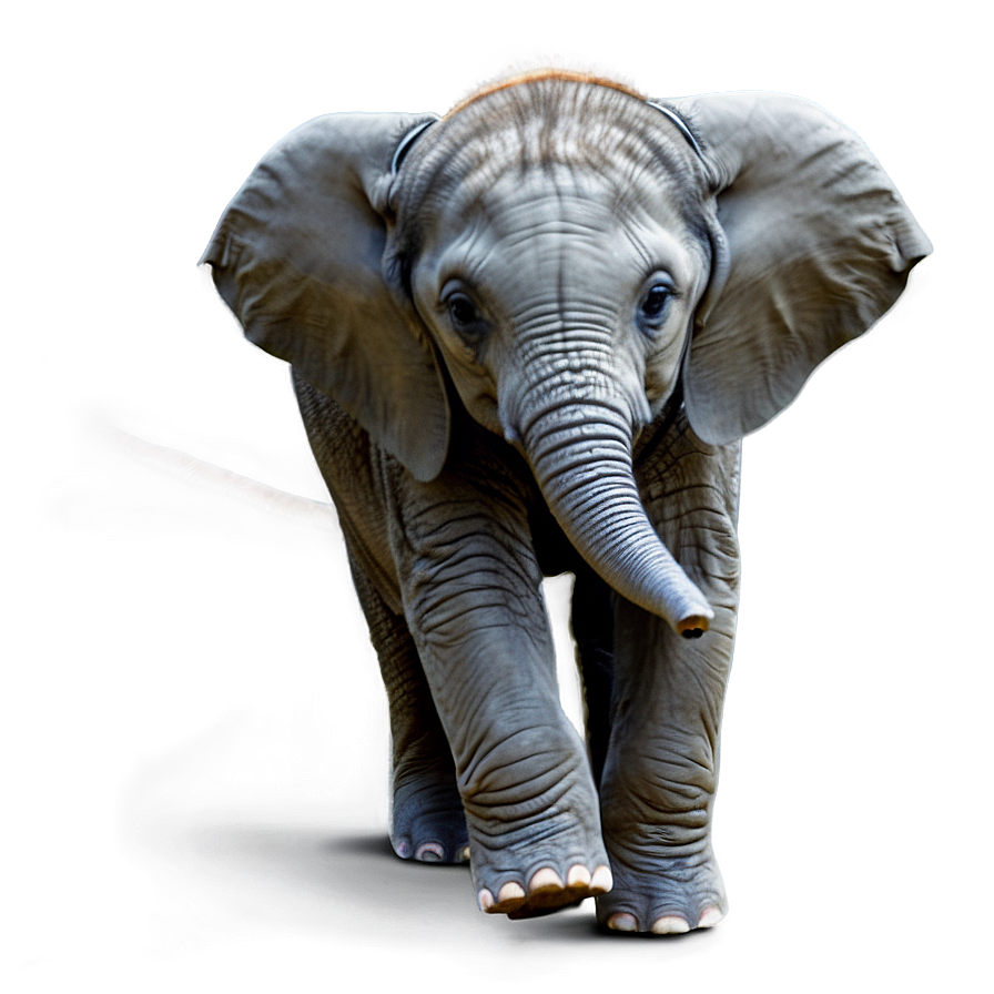 Baby Elephant At Play Png Kij PNG Image