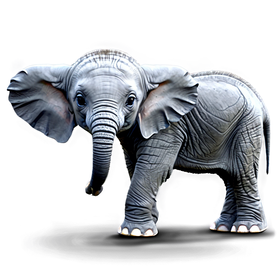 Baby Elephant D PNG Image