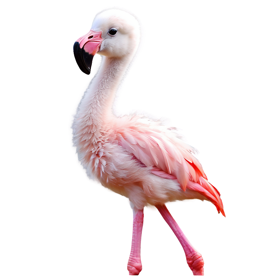 Baby Flamingo Cute Png Brb PNG Image