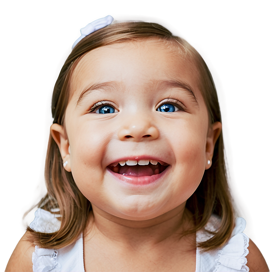 Baby Girl First Tooth Smile Png Xov33 PNG Image