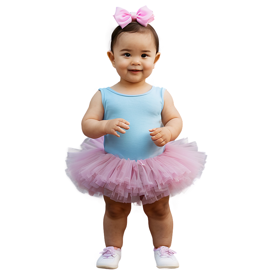 Baby Girl In A Tutu Png 06122024 PNG Image