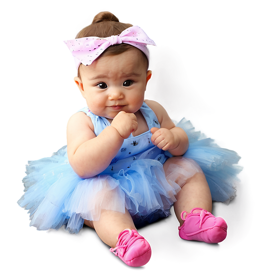 Baby Girl In A Tutu Png Ypt85 PNG Image