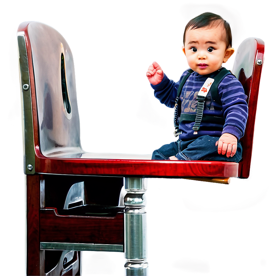 Baby In High Chair Png 05032024 PNG Image