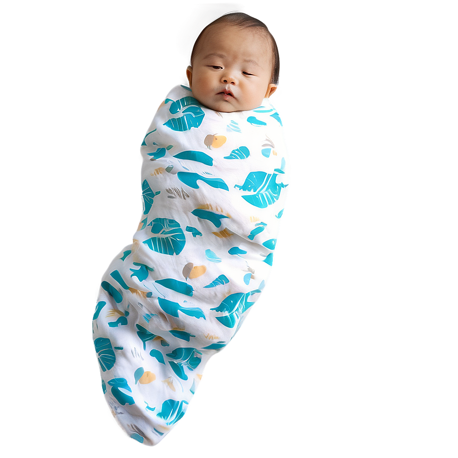 Baby In Swaddle Png Uof61 PNG Image