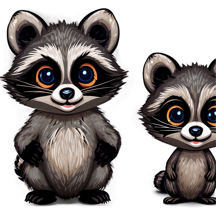 Baby Raccoon Clipart Png Iwq PNG Image