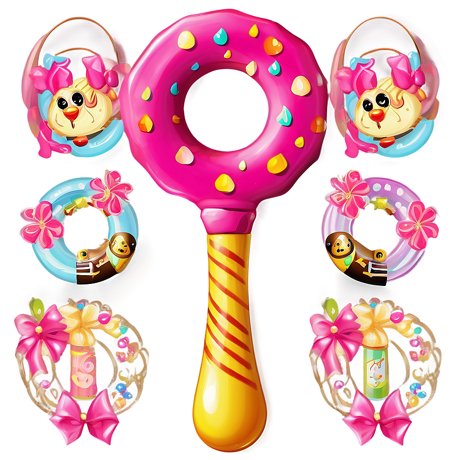 Baby Rattle For Girls Png Vhe72 PNG Image