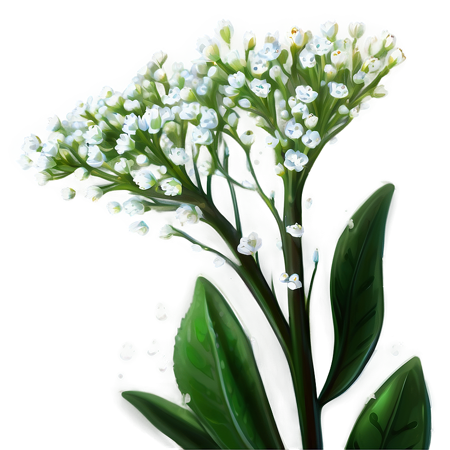 Baby's Breath In Morning Dew Png 94 PNG Image