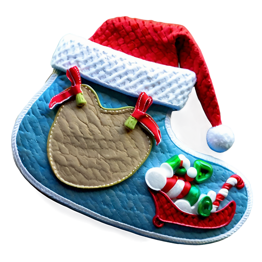 Baby's First Christmas Stocking Png 06132024 PNG Image