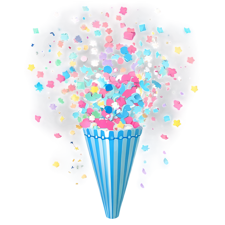 Baby Shower Confetti Popper Png 98 PNG Image