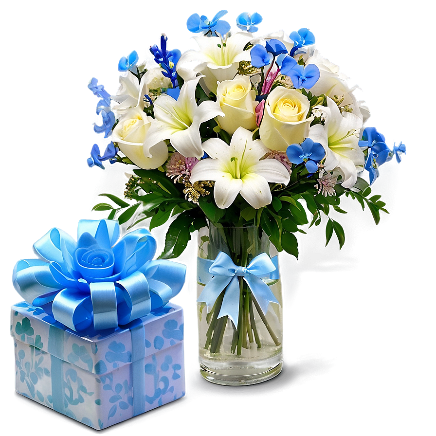 Baby Shower Floral Arrangements Png 06122024 PNG Image