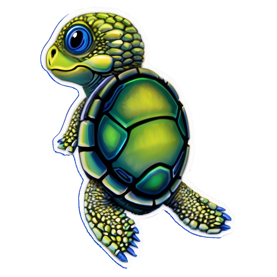 Baby Turtle Adventure Png Dya PNG Image