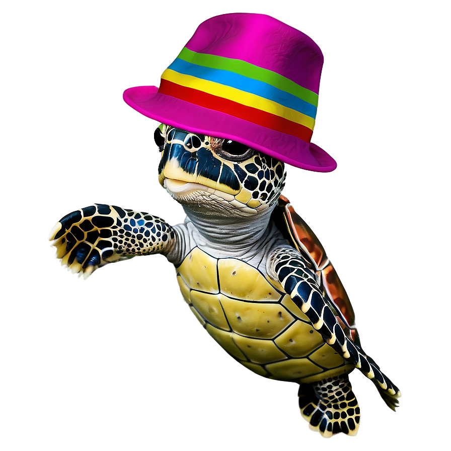 Baby Turtle With Hat Png 78 PNG Image