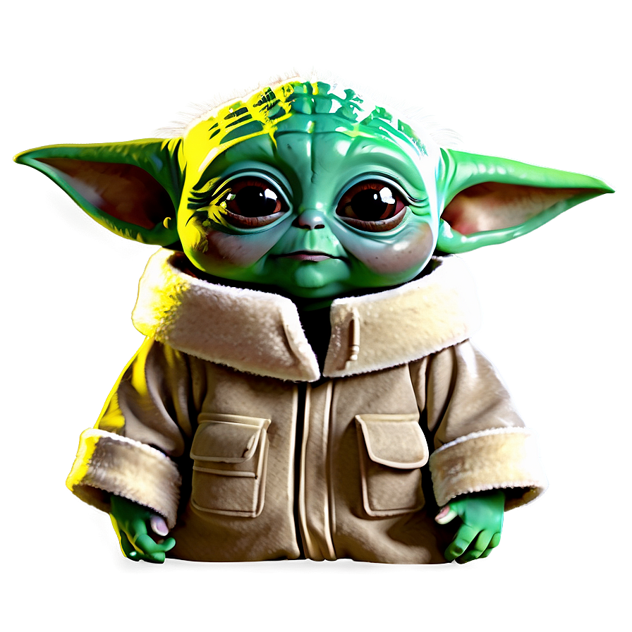 Baby Yoda And Friends Cartoon Png Hhl PNG Image