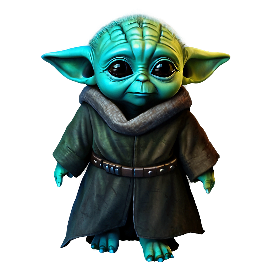 Baby Yoda And Mandalorian Png 05062024 PNG Image