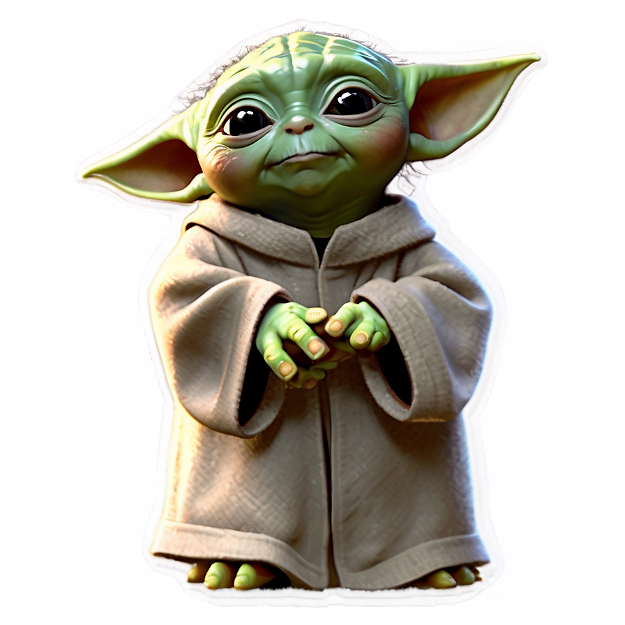 Baby Yoda Animated Png 05062024 PNG Image