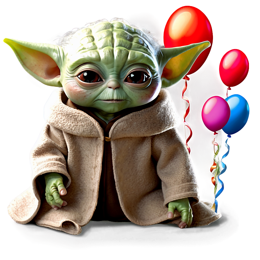 Baby Yoda Birthday Party Png 64 PNG Image