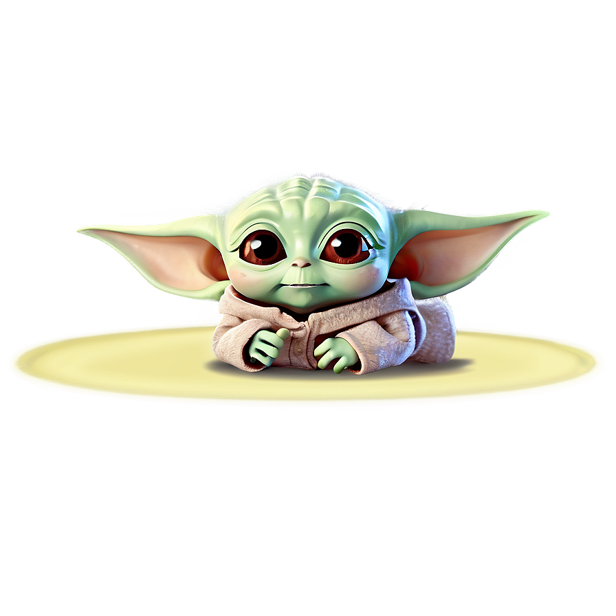 Baby Yoda Cartoon For Kids Png Aog PNG Image