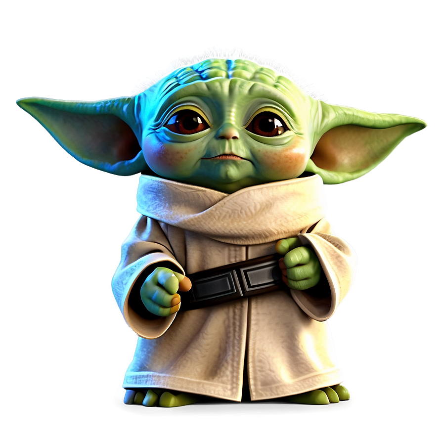 Baby Yoda Cartoon For Kids Png Uus PNG Image