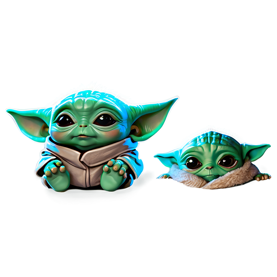 Baby Yoda Cute Png Tva PNG Image