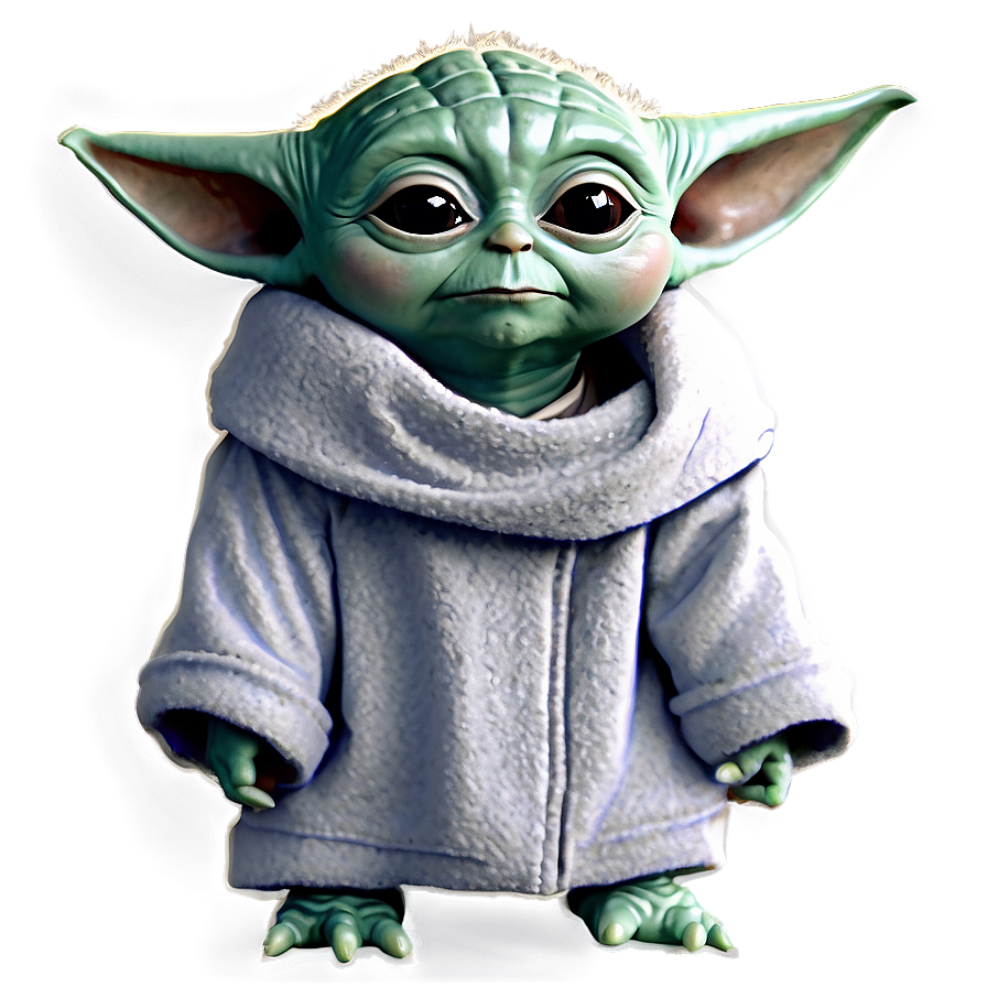 Baby Yoda Eyes Closed Png 38 PNG Image