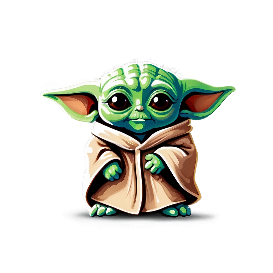 Baby Yoda Halloween Cartoon Png Jco PNG Image