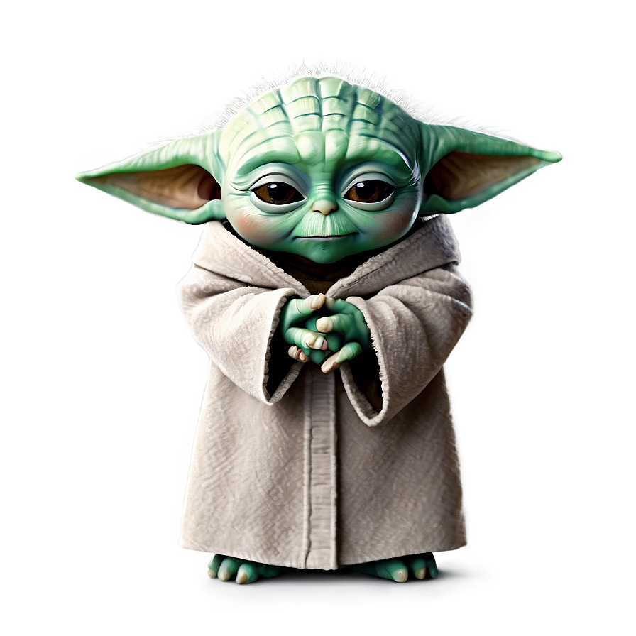 Baby Yoda Hand Gesture Png 05062024 PNG Image