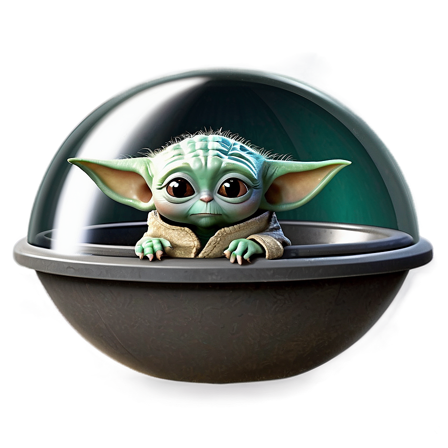 Baby Yoda In Pod Png Kpf PNG Image