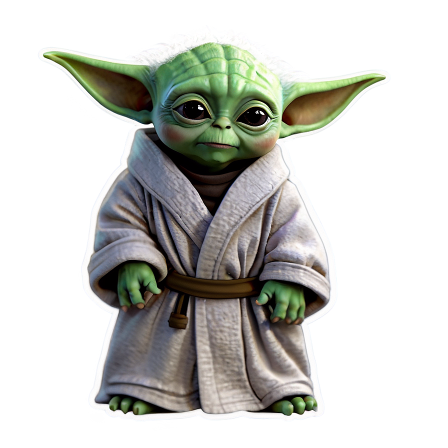 Baby Yoda In Robe Png Bsu27 PNG Image