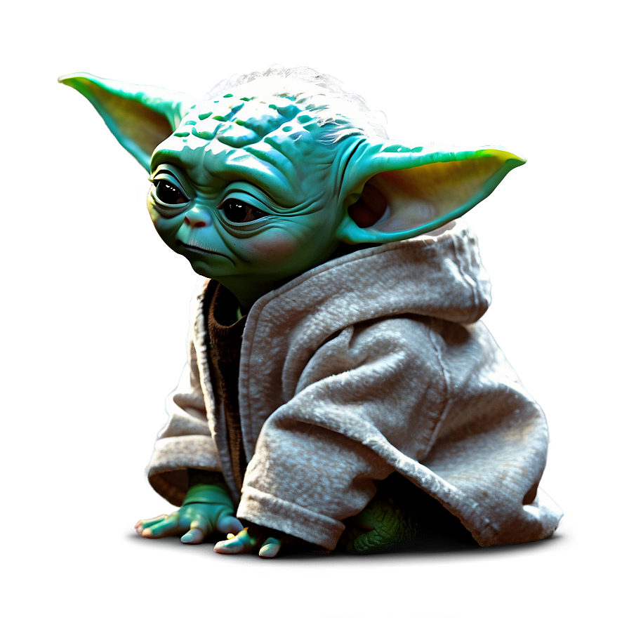 Baby Yoda Sad Expression Png Mub61 PNG Image