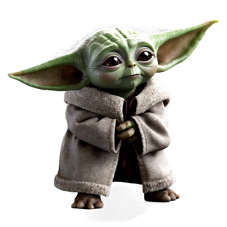 Baby Yoda Space Background Png Wxl67 PNG Image